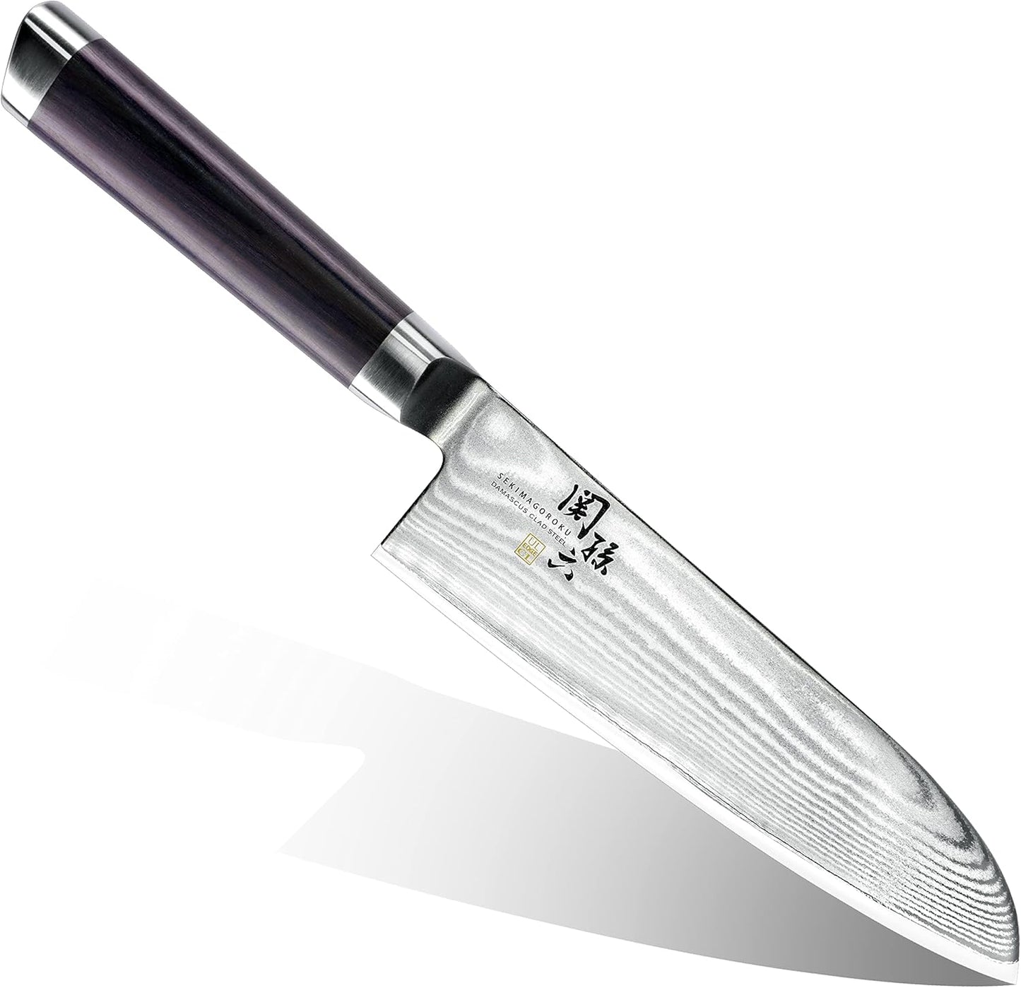 Seki Magoroku Damascus Santoku: Handcrafted Professional Knife