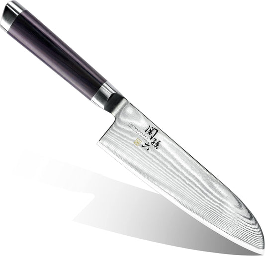 Seki Magoroku Damascus Santoku: Handcrafted Professional Knife